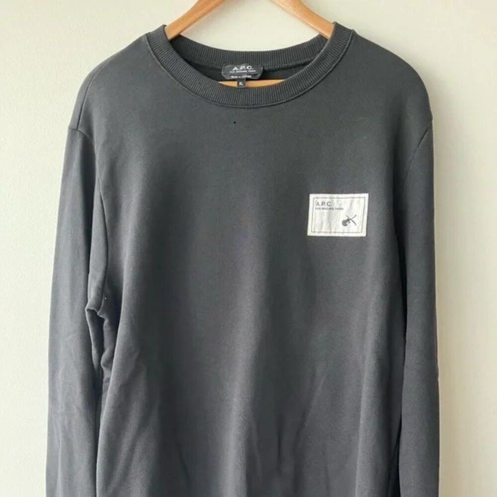 APC Sweatshirt XL Chalkboard Black